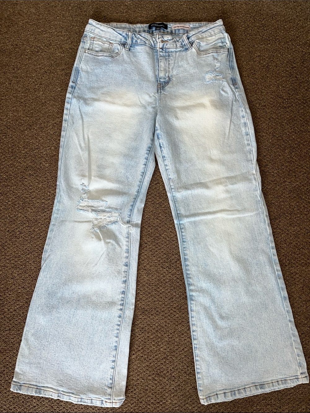 BCBG Light Blue Distressed Women's Jeans